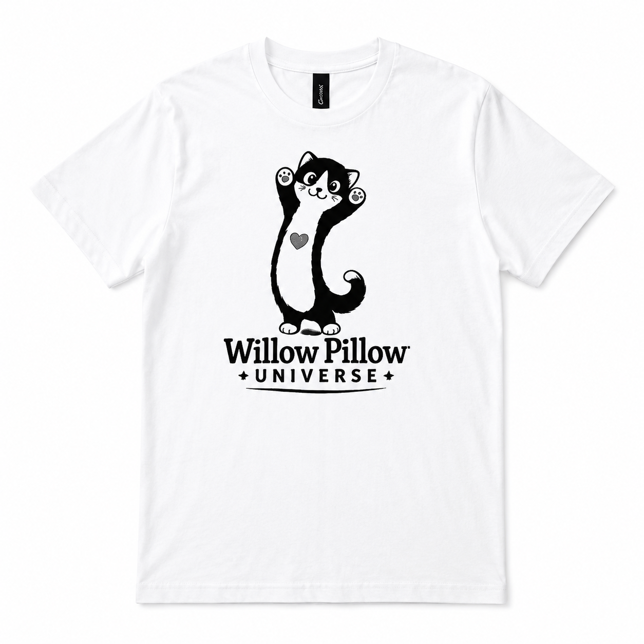 Willow Pillow Universe™ Kids Graphic T-Shirt – White
